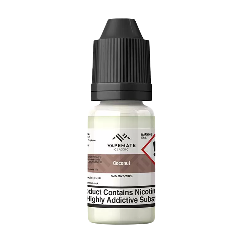 Vapemate Classic Coconut 10ml - 70VG / 30PG / 12mg