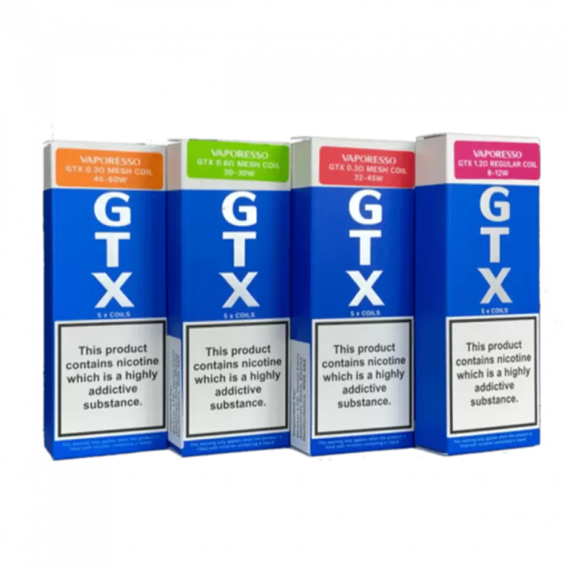 Vaporesso GTX Replacement Coil Series (5-Pack)