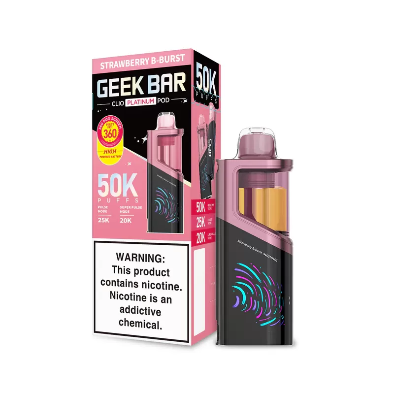 Geek Bar Clio Platinum 50K Disposable Pod (Requires Kit for Use) - Image 3