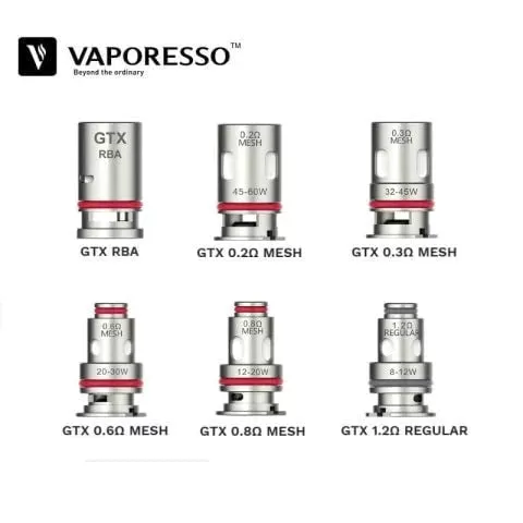 Vaporesso GTX Replacement Coil Series (5-Pack) - Image 2