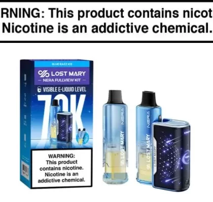 LOST MARY NERA FULLVIEW 70K DISPOSABLE FULL KIT – 70,000 PUFFS