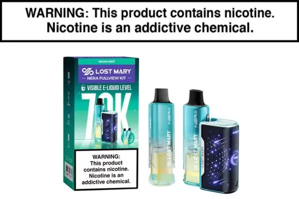 LOST MARY NERA FULLVIEW 70K DISPOSABLE FULL KIT – 70,000 PUFFS - Image 3