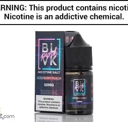STRAWBERRY PEACH ICE BY BLVK UNICORN SALT 30ML