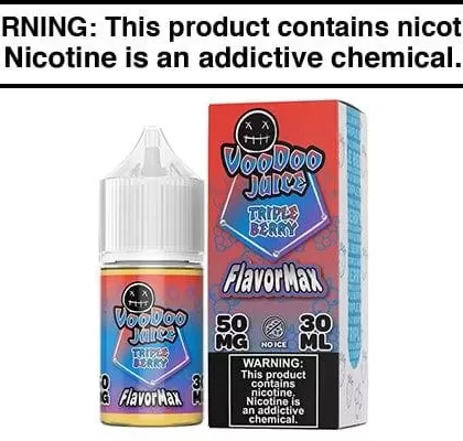 TRIPLE BERRY BY VOODOO JUICE FLAVORMAX SALTS 30ML
