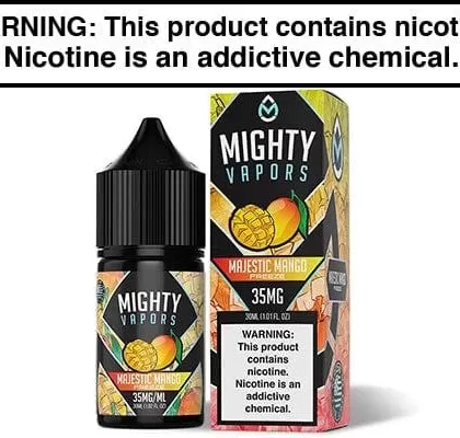 MAJESTIC MANGO FREEZE BY MIGHTY VAPORS SALTS 30ML