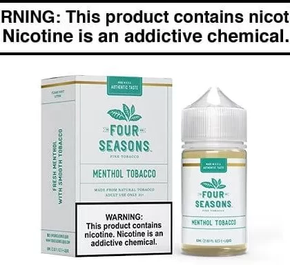 MENTHOL TOBACCO BY FOUR SEASONS 30ML/60ML