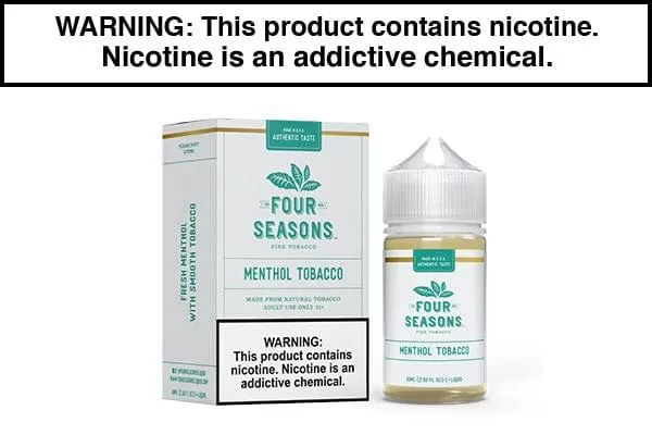 MENTHOL TOBACCO BY FOUR SEASONS 30ML/60ML