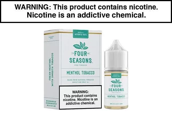 MENTHOL TOBACCO BY FOUR SEASONS 30ML/60ML - Image 2
