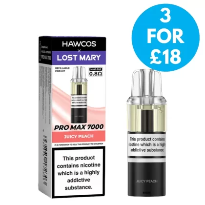 20mg Hawcos X Lost Mary Pro Max 7k Refill Pods