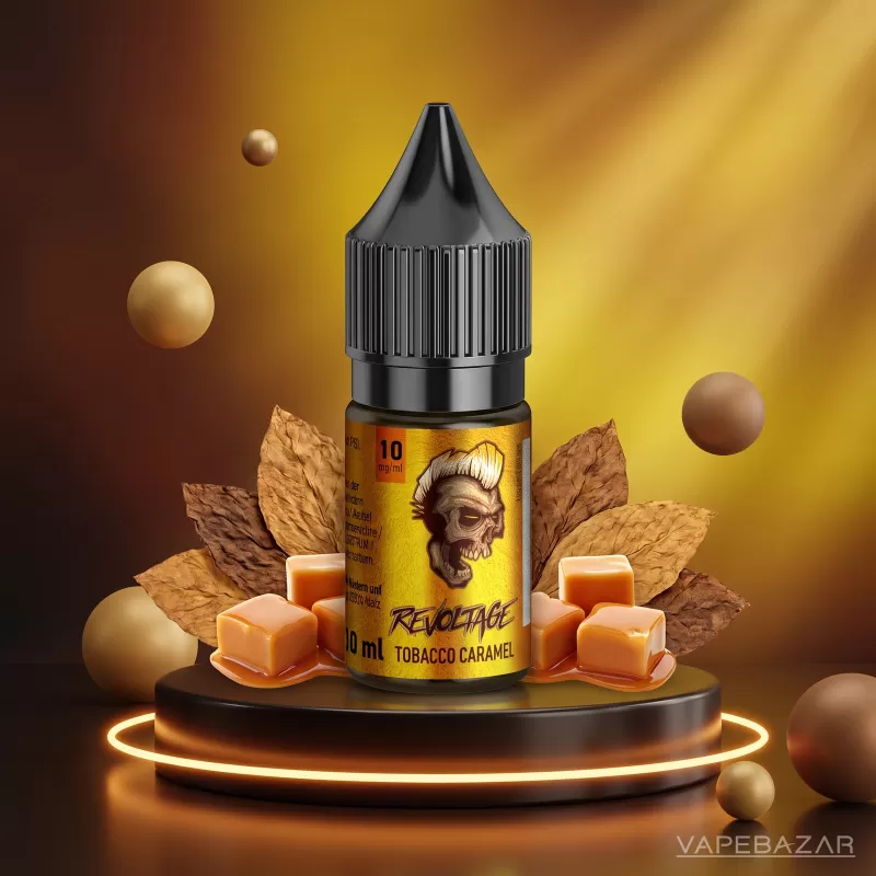 Revoltage Hybrid Nicsalt Liquid – Tobacco Caramel