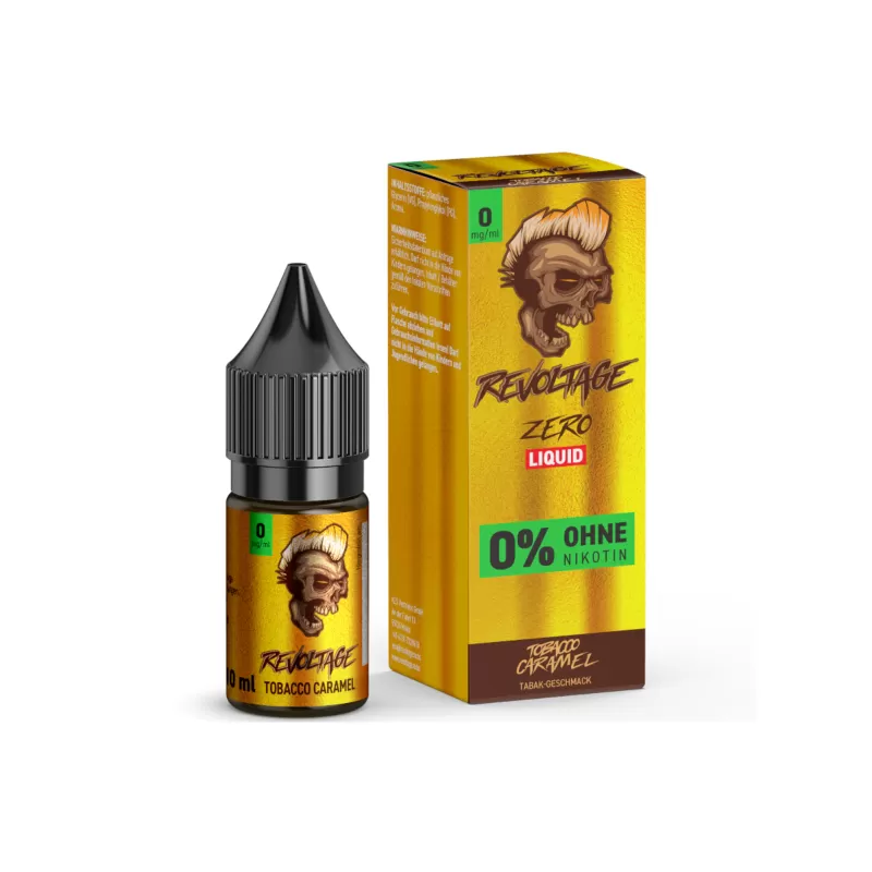 Revoltage Hybrid Nicsalt Liquid – Tobacco Caramel - Image 2