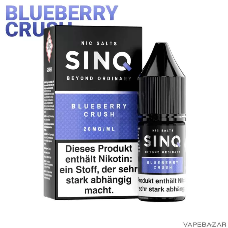 SINQ Nic Salt – Blueberry Crush - Image 2