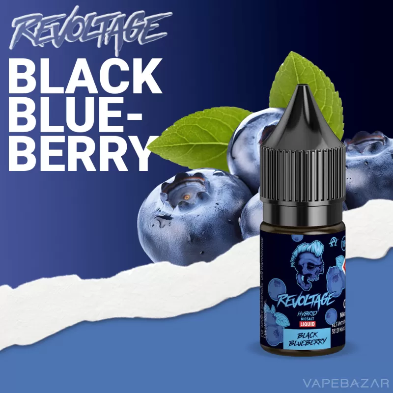 Revoltage Hybrid Nicsalt Liquid – Black Blueberry