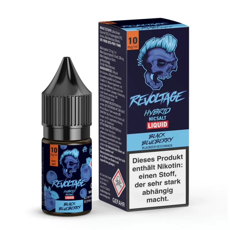 Revoltage Hybrid Nicsalt Liquid – Black Blueberry - Image 3
