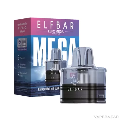 Elfbar ELFX MEGA – Leerpod – 5ml – 0.6Ω | 0.8Ω