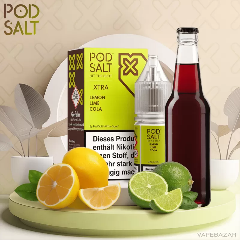 Pod Salt X Nikotinsalz Liquid – Lemon Lime Cola