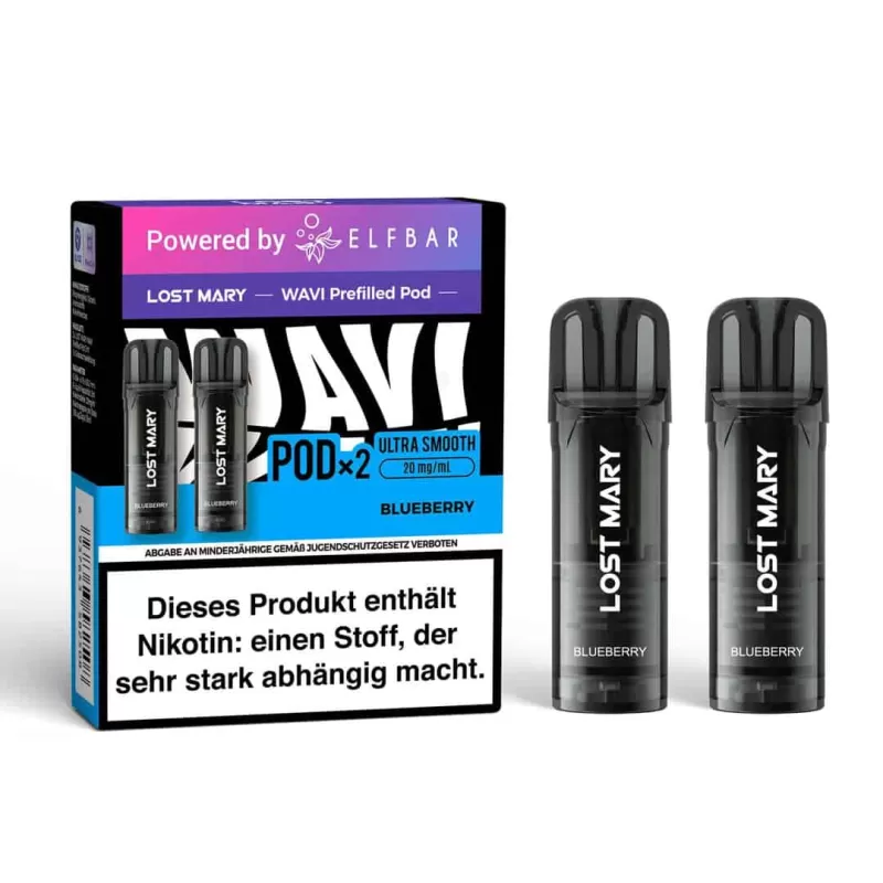 Elfbar Lost Mary WAVI – Prefilled Pod – Blueberry - Blaubeere