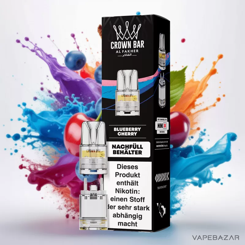 Al Fakher 3K Mini – Blueberry Cherry - Blaubeere / Kirsche