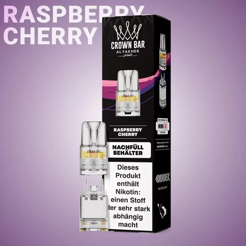 Al Fakher 3K Mini – Raspberry Cherry - Himbeere / Kirsche - Image 2
