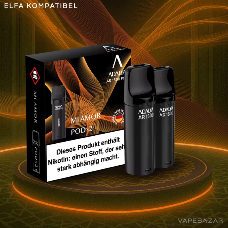 Adalya Alpha Pods – Mi Amor – (2er Pack) - Adalya / Glycerin / Nikotinbenzoat / Propylenglykol / Aromastoffe