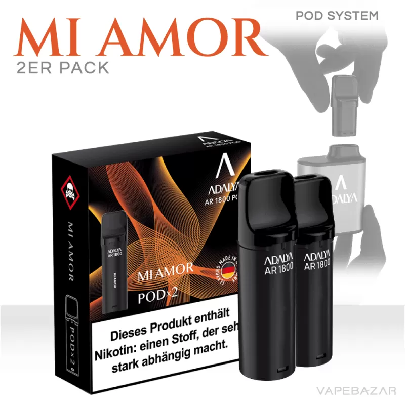 Adalya Alpha Pods – Mi Amor – (2er Pack) - Adalya / Glycerin / Nikotinbenzoat / Propylenglykol / Aromastoffe - Image 2