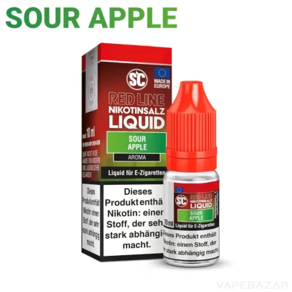 SC Red Line Nikotinsalz Liquid – Sour Apple