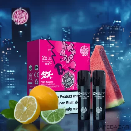 187 Pods – Pink Mellow (2er Pack) - Zitrone / Limette / Wassermelone