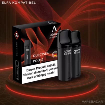 Adalya Alpha Pods – Dulcinea – (2er Pack) - Adalya / Nikotinbenzoat / Propylenglykol / Aromastoffe / Glycerin