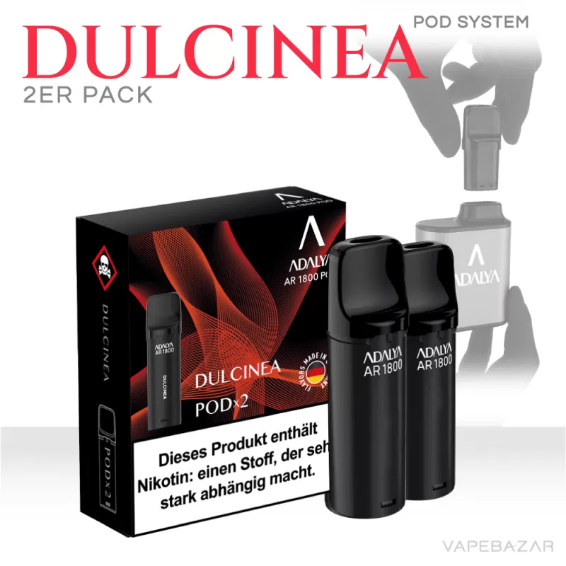 Adalya Alpha Pods – Dulcinea – (2er Pack) - Adalya / Nikotinbenzoat / Propylenglykol / Aromastoffe / Glycerin - Image 2