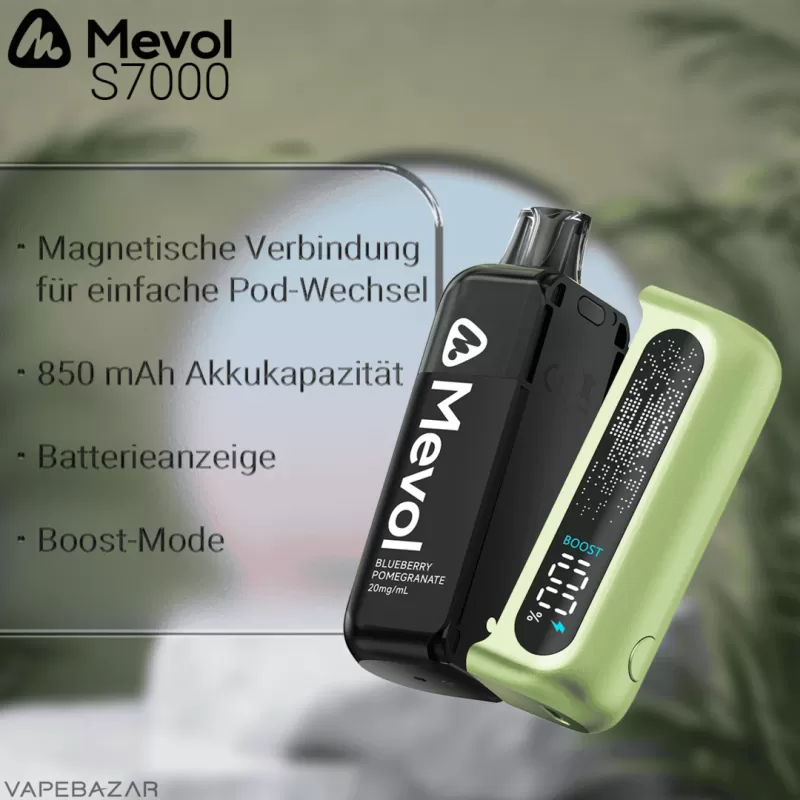 Mevol S7000 Gerät – Green - 850 mAh / Mevol - Image 2