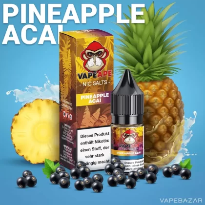 VapeApe – Pineapple Acai – Nic Salts