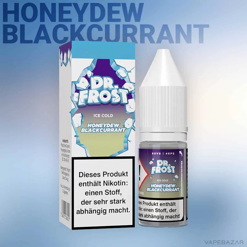 Dr. Frost Ice Cold – Nic Salt – Honeydew Blackcurrant - Image 2
