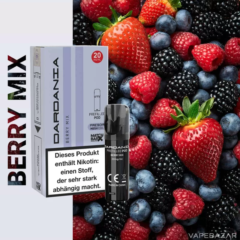 Dardania Pods – Berry Mix - Bar Juice 5000 / Ja / 2ml
