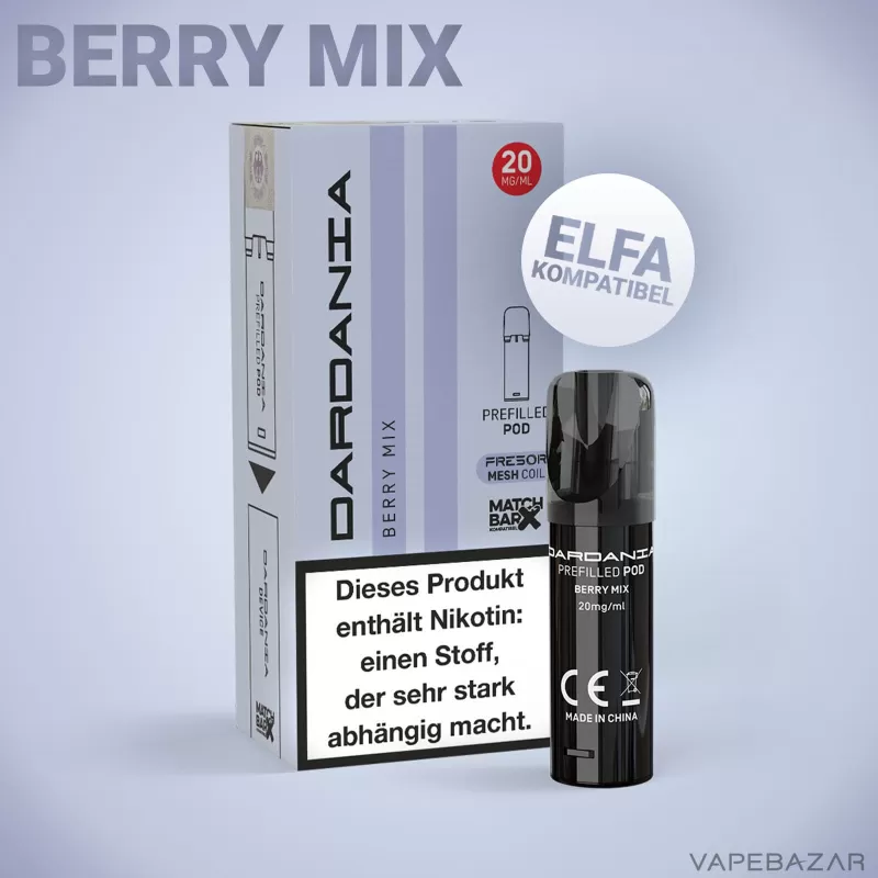 Dardania Pods – Berry Mix - Bar Juice 5000 / Ja / 2ml - Image 2