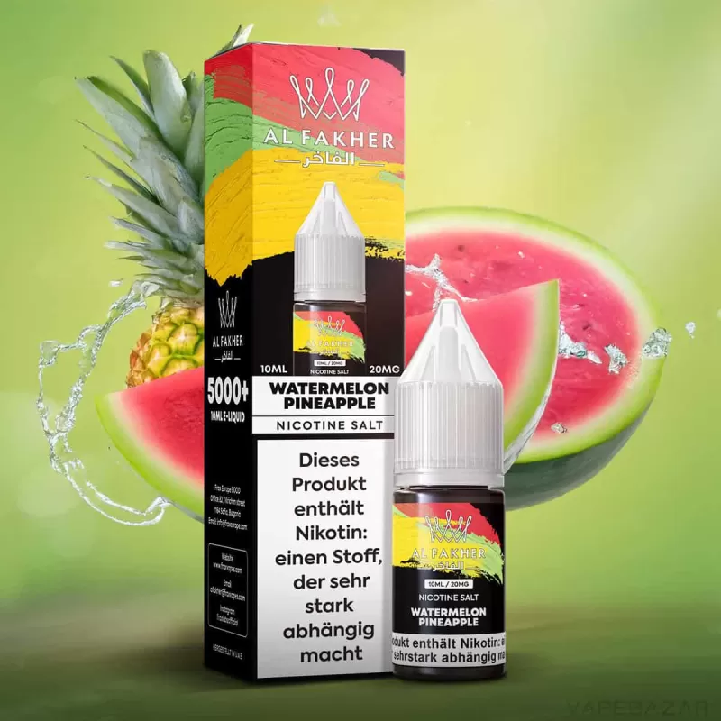 Al Fakher Liquid – Watermelon Pineapple