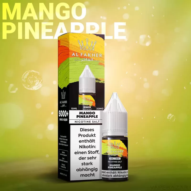 Al Fakher Liquid – Mango Pineapple - Image 2