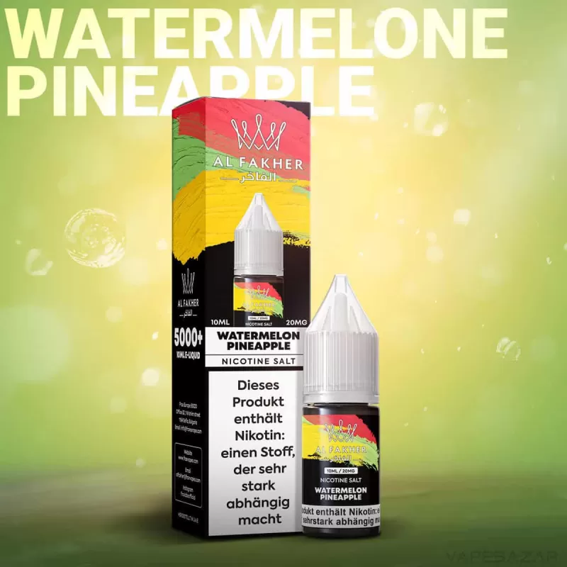 Al Fakher Liquid – Watermelon Pineapple - Image 2