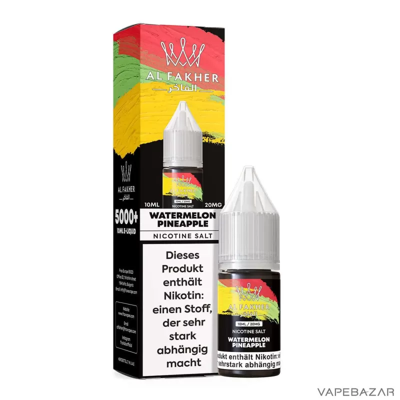 Al Fakher Liquid – Watermelon Pineapple - Image 3