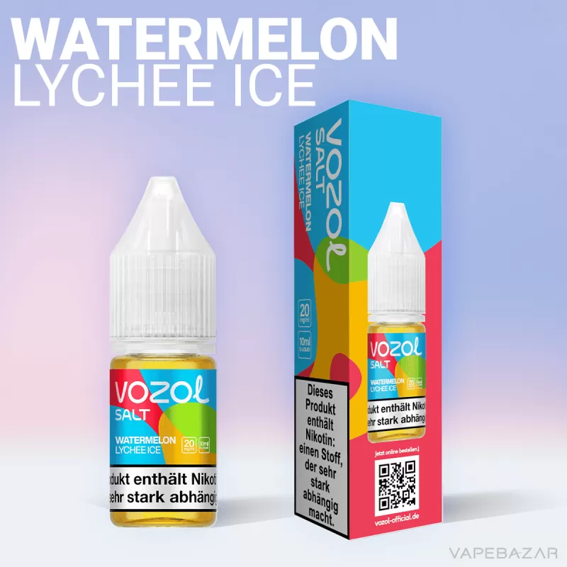 Vozol Liquid – Watermelon Lychee Ice - Image 2