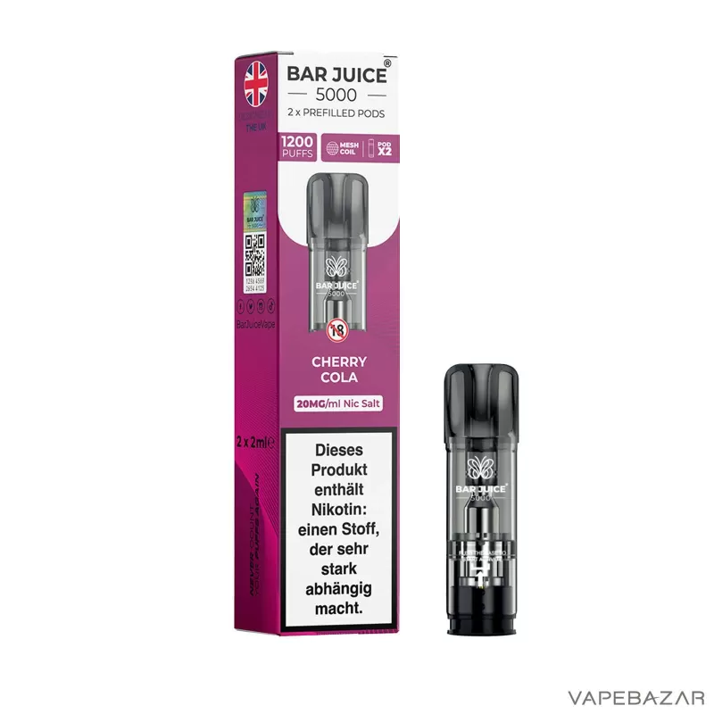 Bar Juice Prefilled Pod – Cherry Cola (2er Pack) - Bar Juice 5000 / 2ml - Image 3