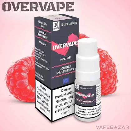 Overvape Nikotinsalz Liquid – Double Raspberry