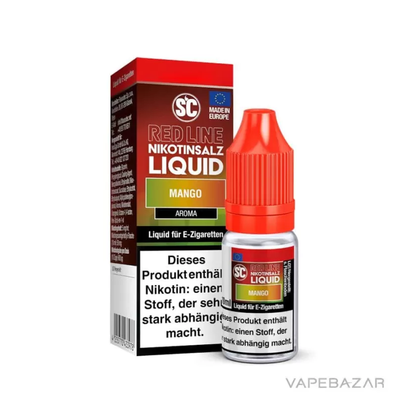 SC Red Line Nikotinsalz Liquid – Mango - Image 2