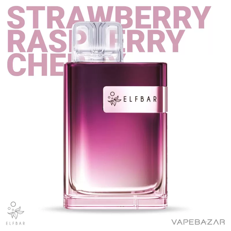 Elfbar CR600 – Einweg E-Zigarette – Strawberry Raspberry Cherry - Image 2