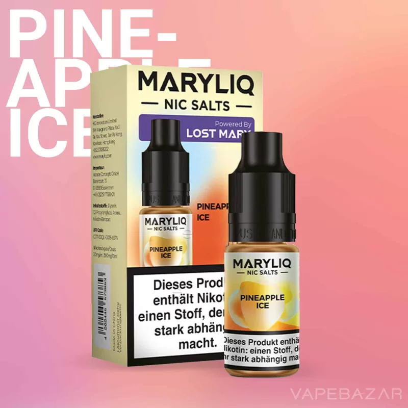 MARYLIQ by Lost Mary – Nic Salt – Pineapple Ice - Image 2