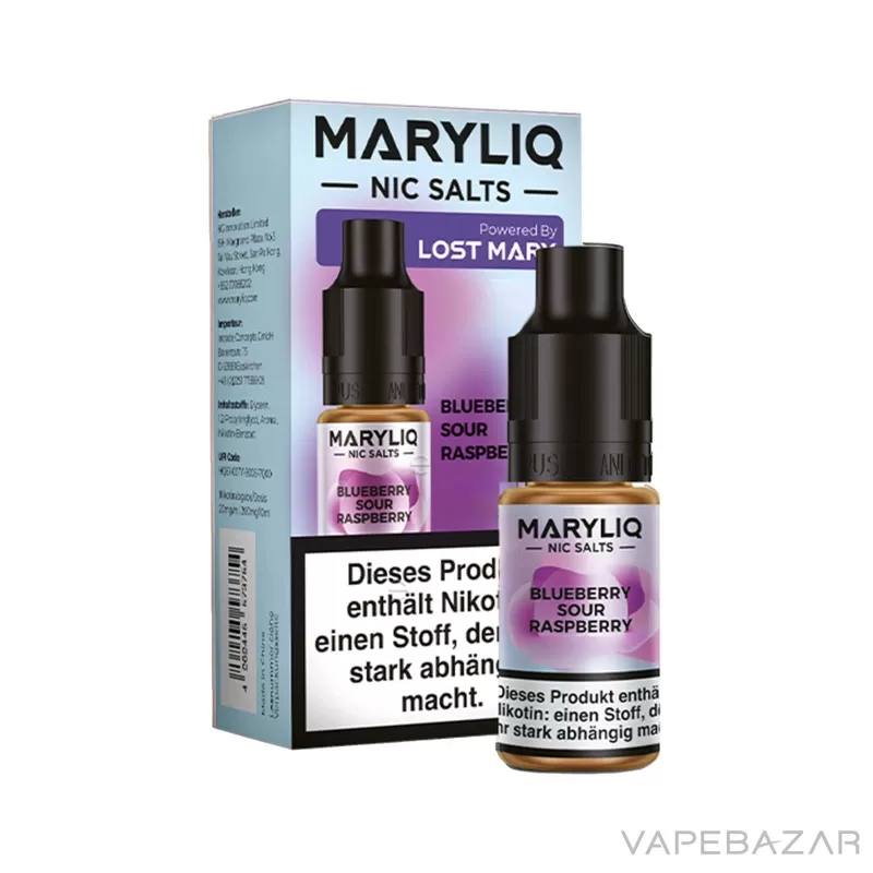 MARYLIQ by Lost Mary – Nic Salt – Blueberry Sour Raspberry - Image 3