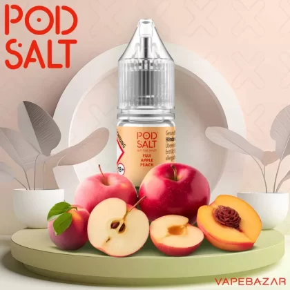Pod Salt X Nikotinsalz Liquid – Fuji Apple Peach
