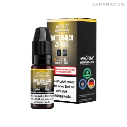 Avoria Nikotinsalz Liquid – Buttermilch Zitrone