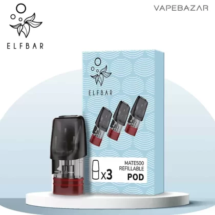 Elf Bar Mate 500 – Refillable Pods 3er Pack