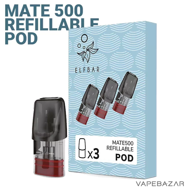 Elf Bar Mate 500 – Refillable Pods 3er Pack - Image 2