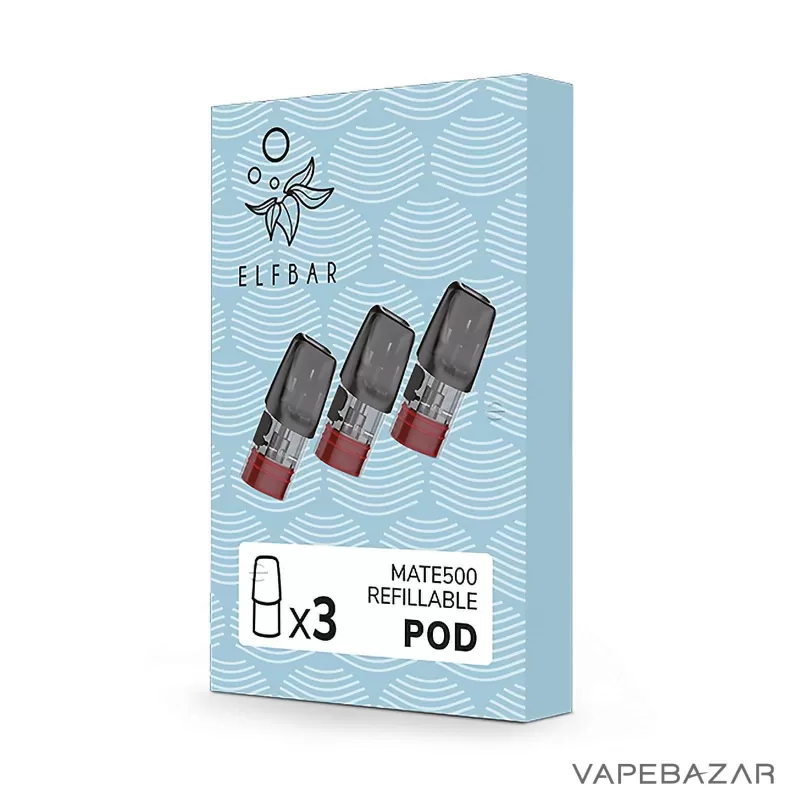 Elf Bar Mate 500 – Refillable Pods 3er Pack - Image 3